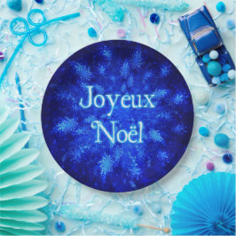 Prato De Papel Snowburst - Joyeux Noё l