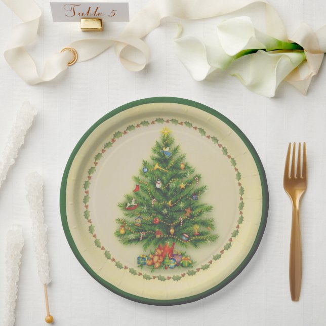 Prato De Papel Sob a árvore (Casamento)