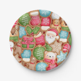 Prato De Papel Sobremesa de Natal