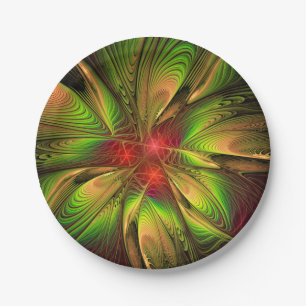 Prato De Papel Soft and tenderness fractal fantasy flowers 