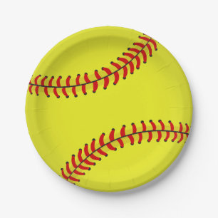 Prato De Papel Softball