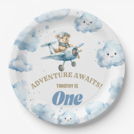 Prato De Papel Soiree de Urso em Descanso: Primeira Placa de Pape