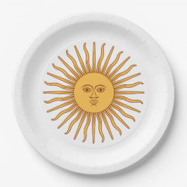 Prato De Papel Sol de maio (Sol argentino)