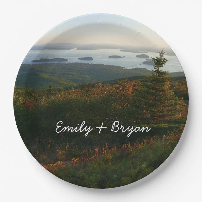 Prato De Papel Sol na Montanha Cadillac I (Frente)