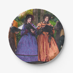 Prato De Papel Som De Carolers