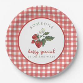 Prato De Papel Someone Berry Special Baby Shower Napkin