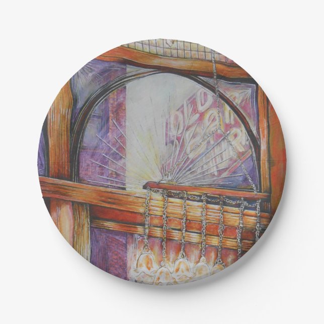 Prato De Papel Somos Todas Mães Voando Ao Redor Da Mesma Luz. (Frente)