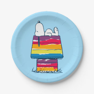 Prato De Papel Soneca Rainbow Dog House