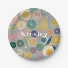 Prato De Papel Sonho Caleidoscópio Personalizado