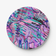 Sonho Roxo - Impressão de Abstrato Expressivo