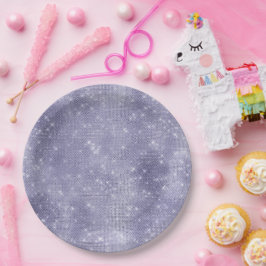 Prato De Papel Sonho Roxo Sparkle