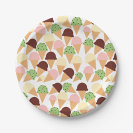 Prato De Papel Sorvetes