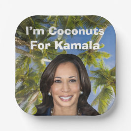Prato De Papel Sou Coconuts for Kamala