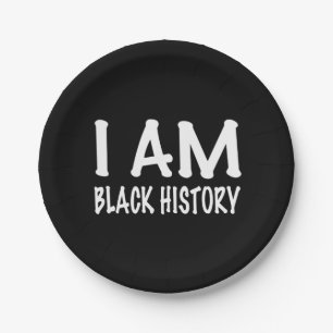 Prato De Papel Sou História Negra