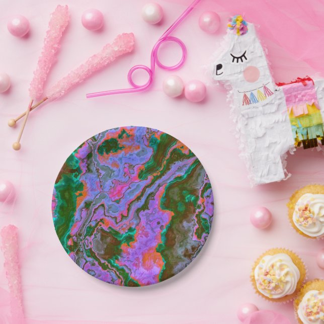 Prato De Papel Sour Marble (Festa)