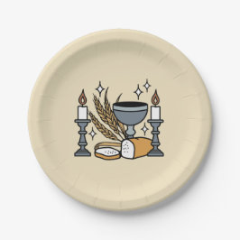 Prato De Papel Spiritual Faith and Grace – Uplifting Christian