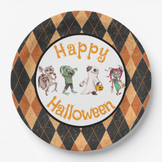 Prato De Papel Spooktacular Halloween Bash