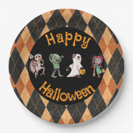 Prato De Papel Spooktacular Halloween Bash