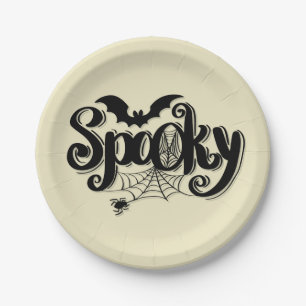 Prato De Papel Spooky