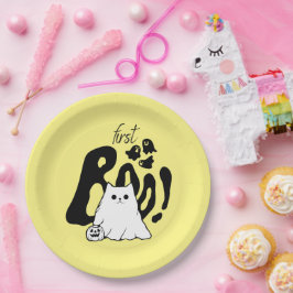 Prato De Papel "Spooky One Cute Halloween Ghost Decor"