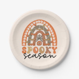 Prato De Papel Spooky Season Halloween Rainbow Fall