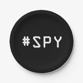 Prato De Papel #SPY - placas