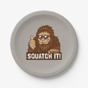 Prato De Papel Squatch ele