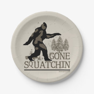 Prato De Papel Squatchin ido