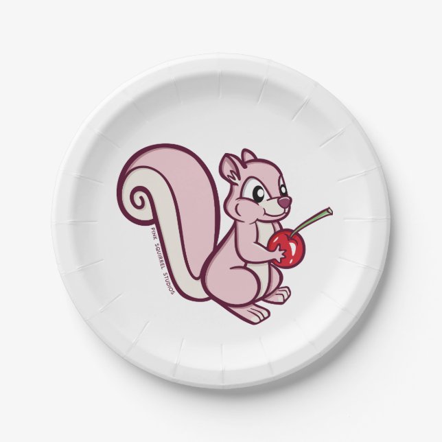 Prato De Papel Squirrel Paper plates (Frente)