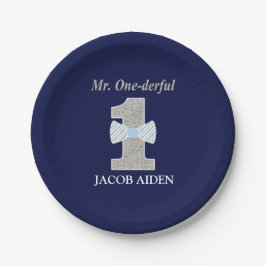 Prato De Papel Sr. ONEGreat Custom Paper Plates 7"