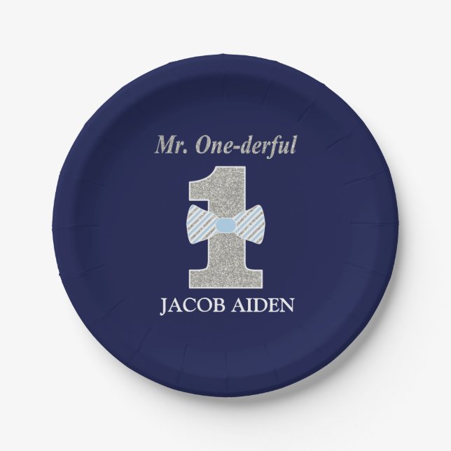 Prato De Papel Sr. ONEGreat Custom Paper Plates 7" (Frente)