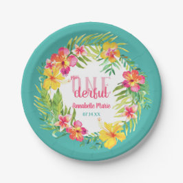 Prato De Papel Srta. ONEMaravilhosa Birthday Plates