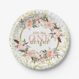 Prato De Papel Srta. ONEMaravilhosa Birthday Plates