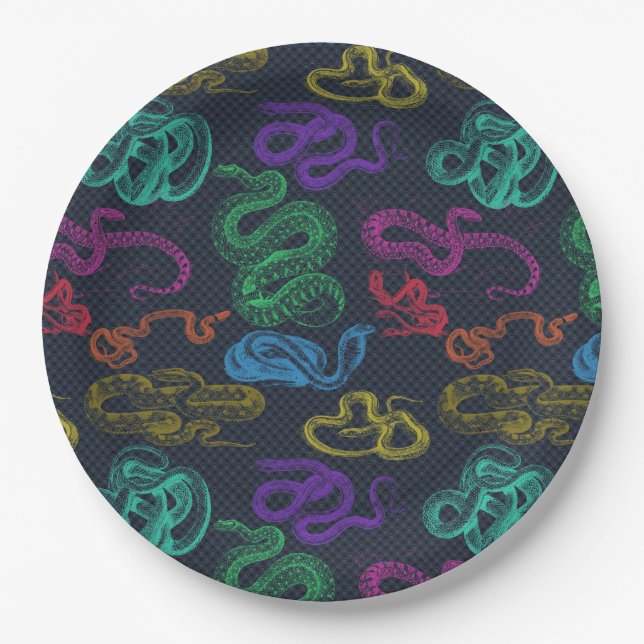 Prato De Papel Sssssnakes! (Frente)