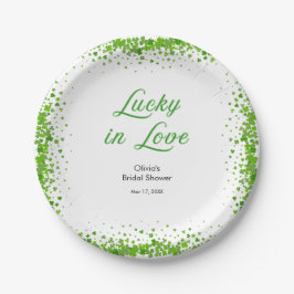 Prato De Papel St Patrick's Day Lucky in Love Bridal Shower 