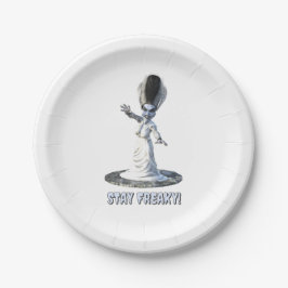 Prato De Papel Stay Freaky! Bride of Frankenstein