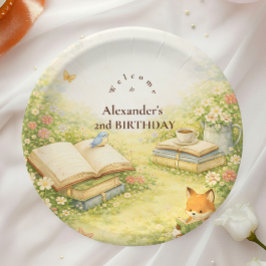 Prato De Papel Storybook Chapter Two Birthday