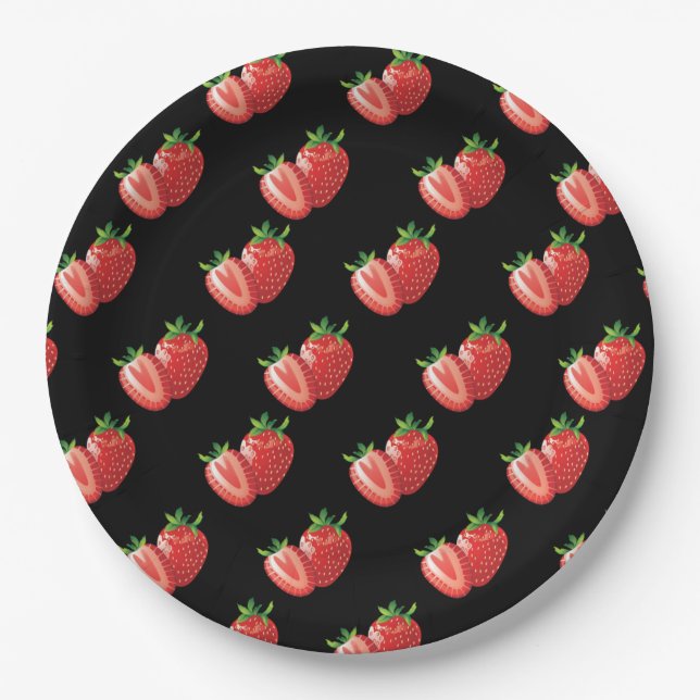 Prato De Papel Strawberrys (Frente)