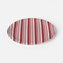 Stripe de menta-menta-vermelha