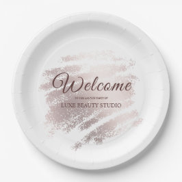 Prato De Papel Stylish bronze special event party welcome