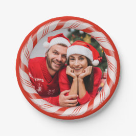 Prato De Papel Sua foto em uma placa de papel personalizada Candy