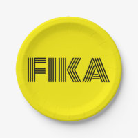 Sueco Fika Amarelo e Negro