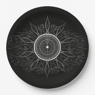Prato De Papel Sun Mandala 2