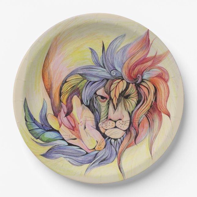 Prato De Papel Sun of Love Paper Plate (Frente)