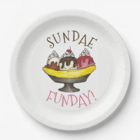 SUNDAE FUNDAY Banana Sorvete social