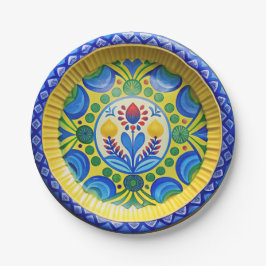 Prato De Papel Sunny Mediterrânica Vibes