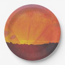 Sunset, Orange Sky (por Félix Vallotton)