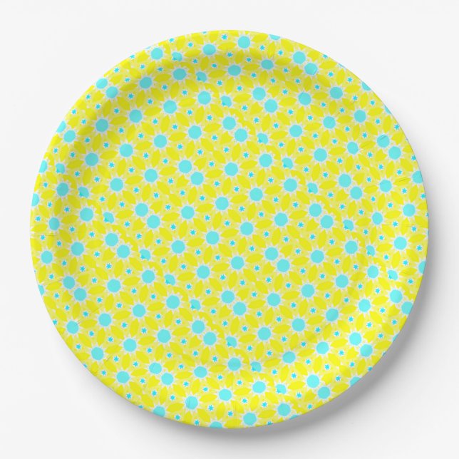 Prato De Papel Sunshine e Polkadots (Frente)