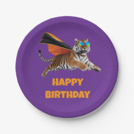 Prato De Papel Super-herói do Tiger