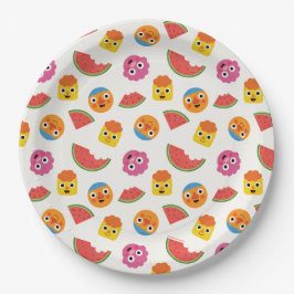 Prato De Papel Super Simples | Partido Noodle & Pals Watermelon